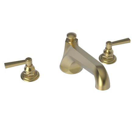 Newport Brass Tub Faucet, Satin Brass (PVD), Deck 3-916-04